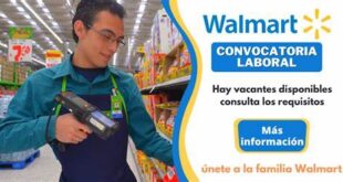 TIENDAS WALMART SOLICITAN 52 PERSONAS PARA TRABAJAR EN DISTINTAS ÁREAS